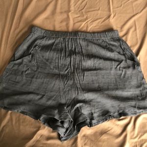 Basics Black Shorts